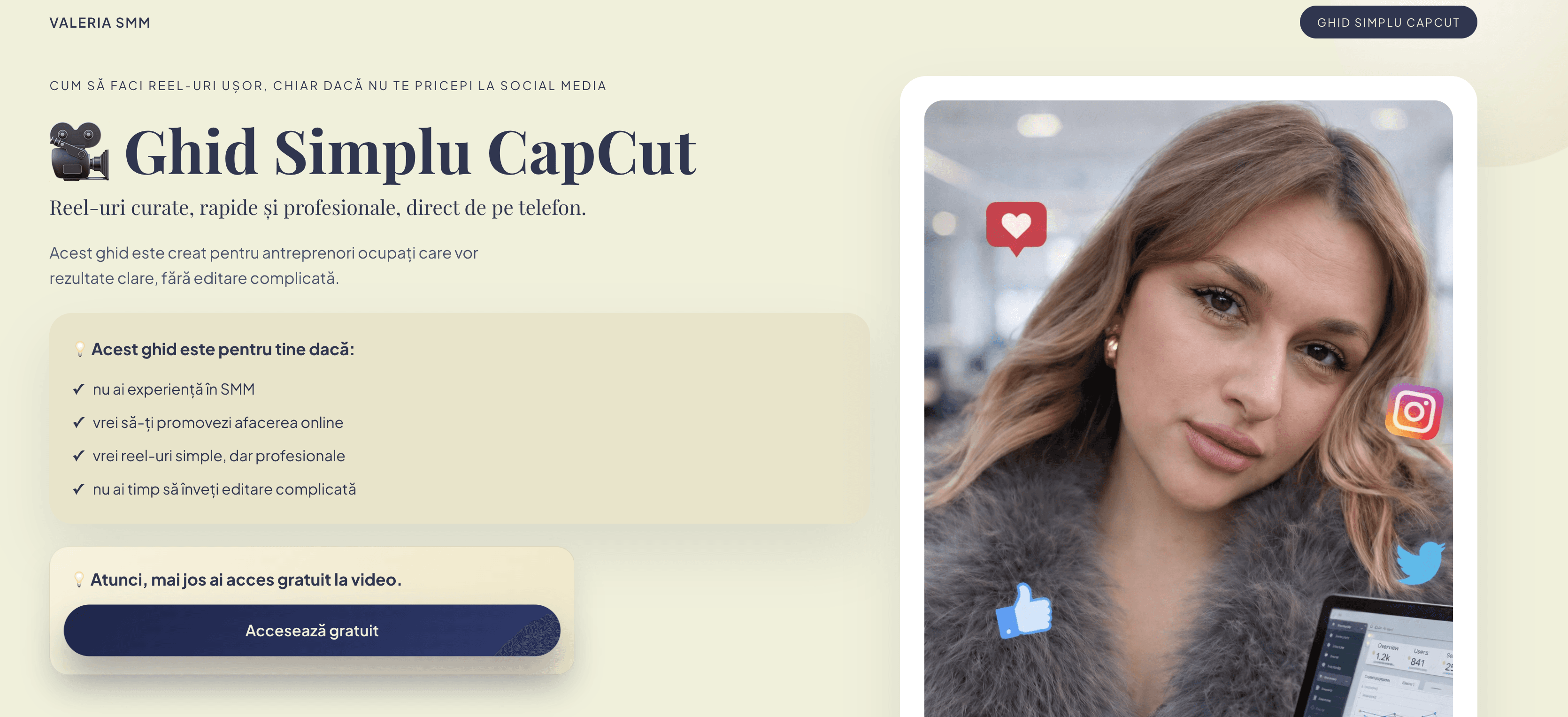 Vilm Group portfoliu — Valeria SMM, creare website și design Chișinău Moldova (imagine 1)